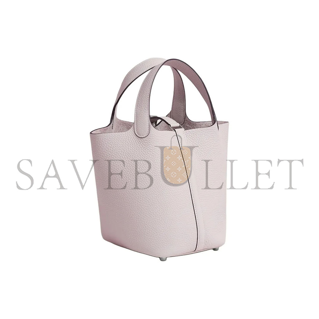 H**mes picotin lock 18 taurillon clemence h056289ck09 (18*18*13cm)